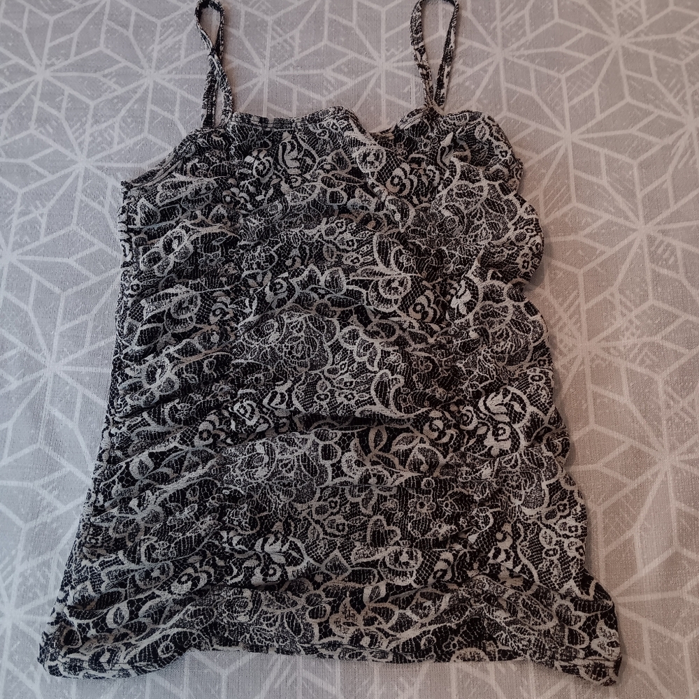 Ruched Floral Top